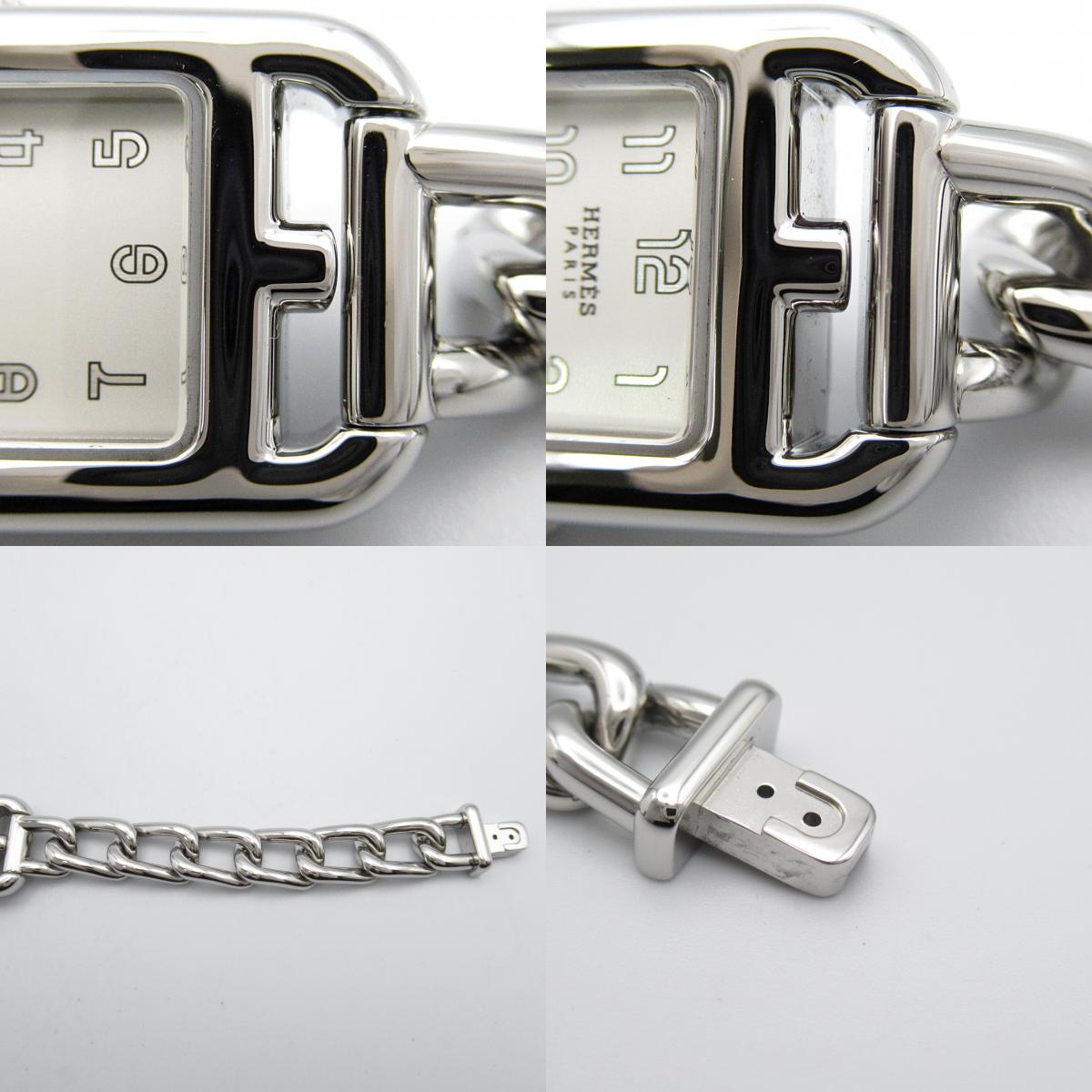 Hermes Hermes Nantaket  Stainless Steel  Silver NA2.110