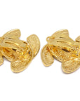 Chanel Quilted CC Earrings Clip-On Large 2459