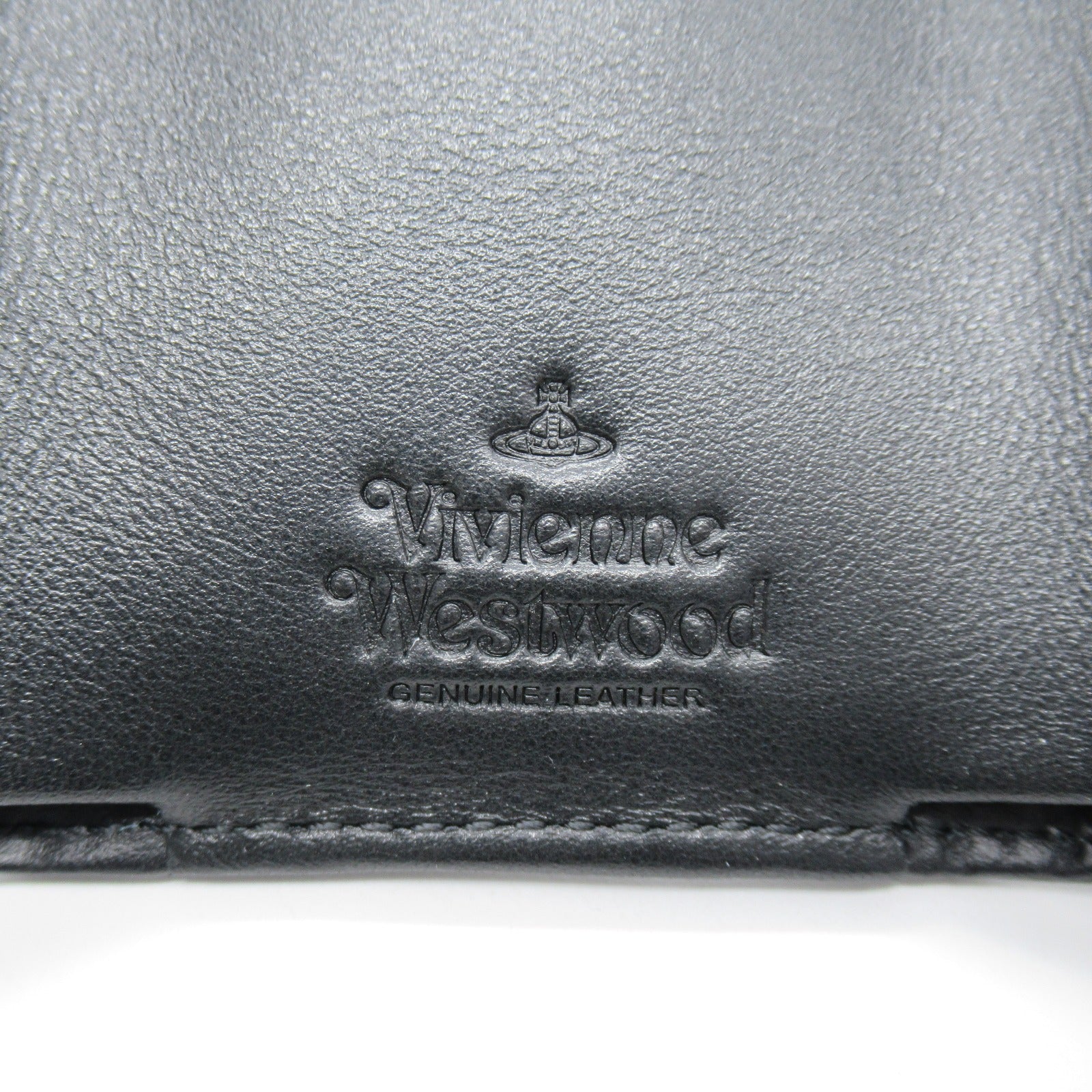 Vivienne Westwood Three Fold Wallet Three Folded Wallet  Leather  Black 51150009L0039