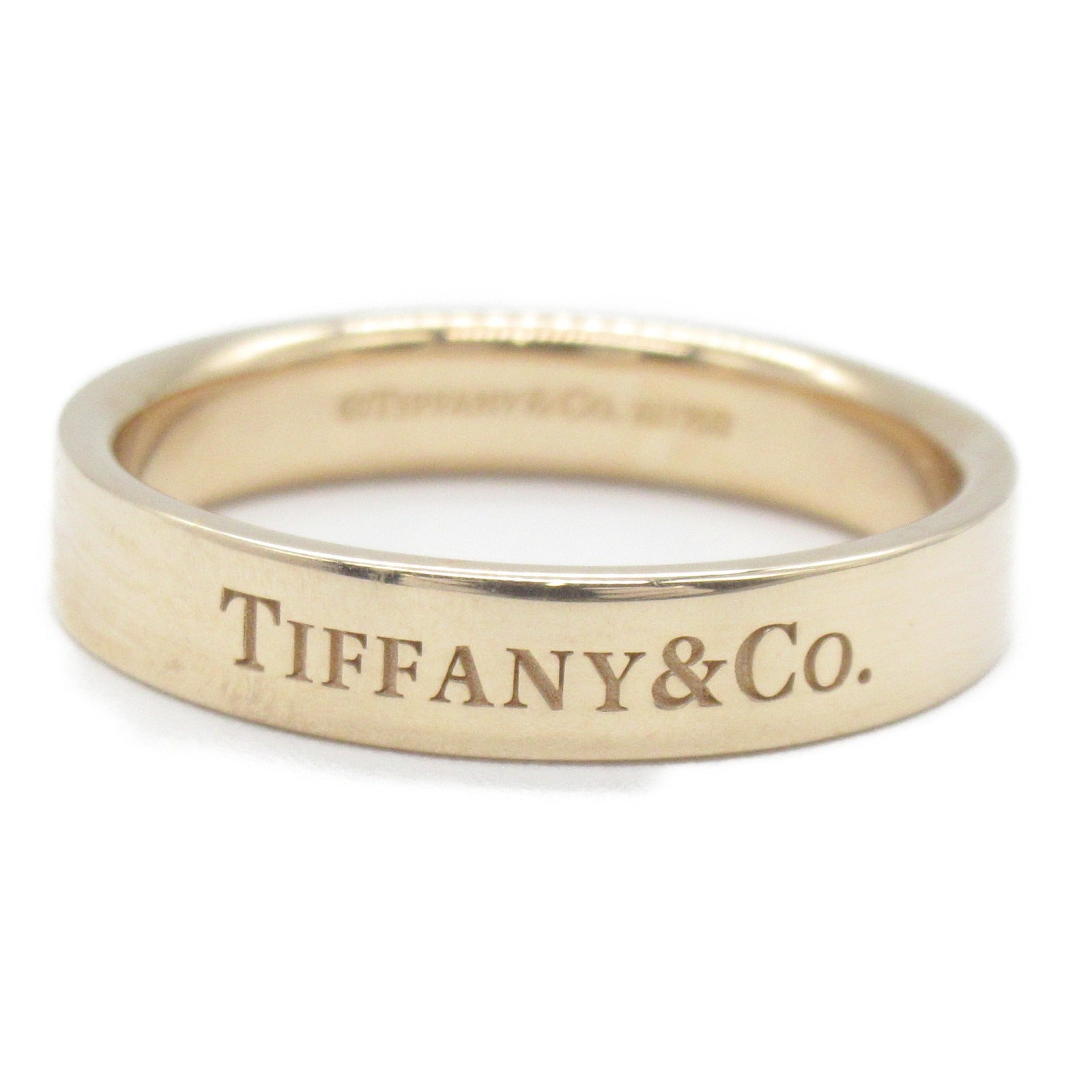 Tiffany &amp; Co Flap Band Ring Ring Ring Jewelry K18PG   G