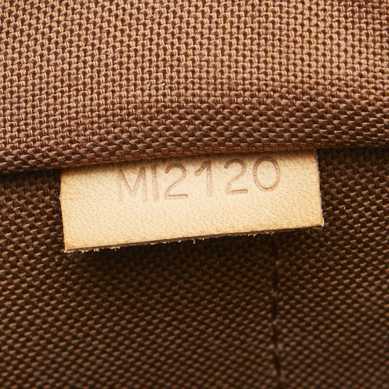 Louis Vuitton Monogram Montgomery PM Handbag M95565 Brown PVC Leather  Louis Vuitton