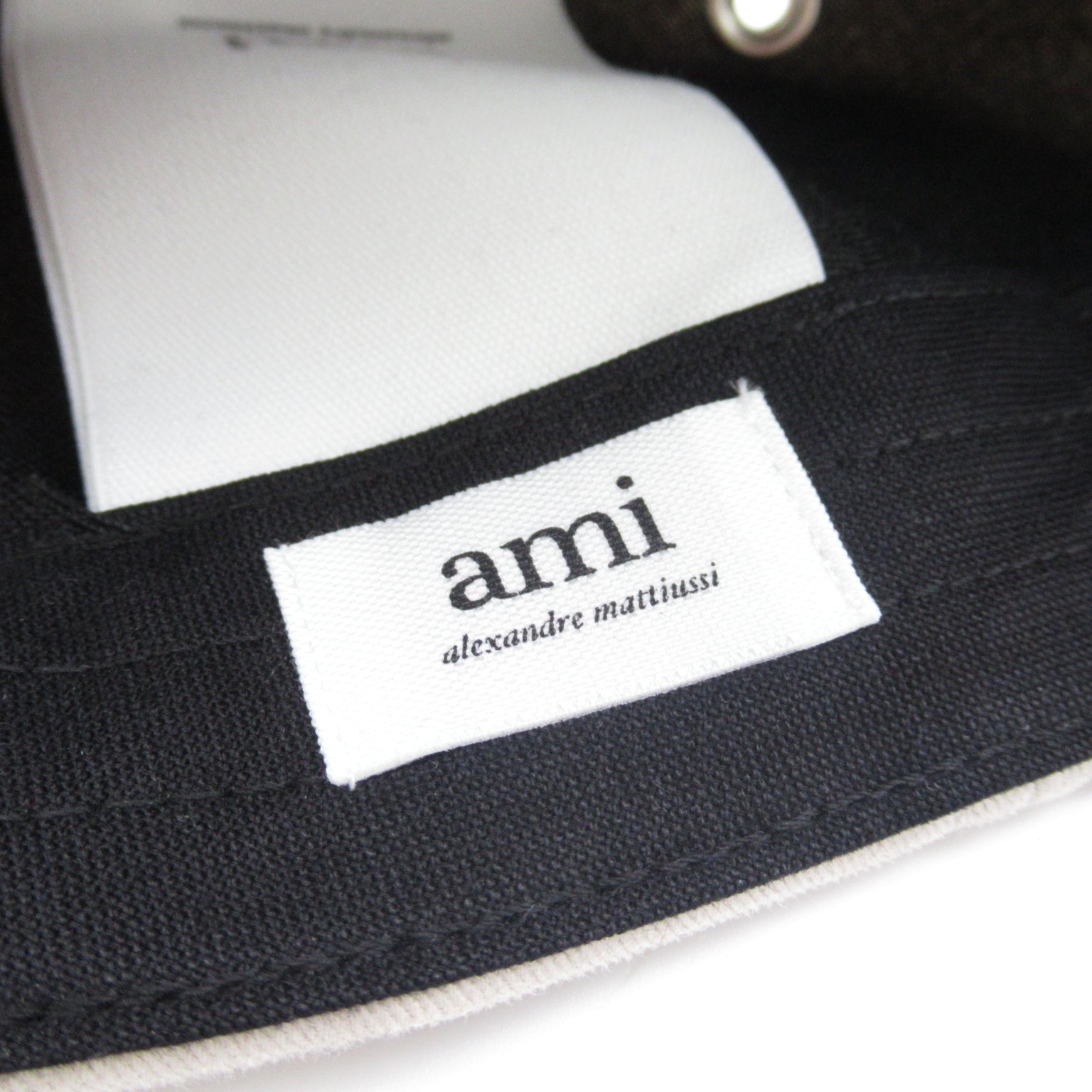 AMI Baseball Hat Cotton Hats   Beige UCP006AW0041193