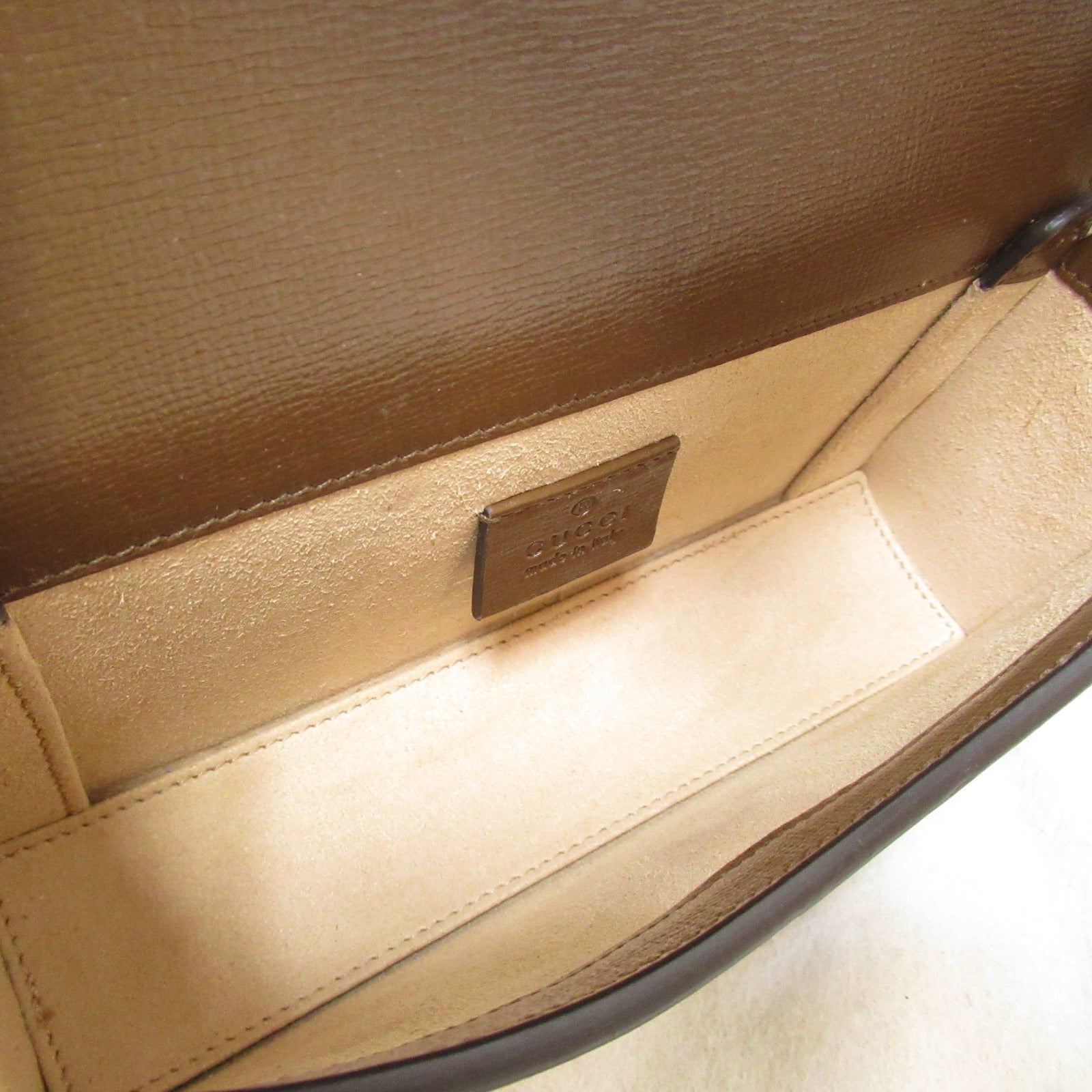 Gucci Horse  1955 Mini Shoulder Bag Shoulder Bag PVC Coated Canvas  Beige 699296