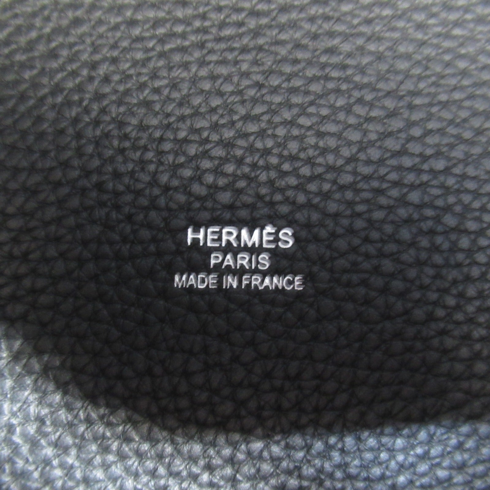 Hermes Hermes Pearl S  Bag Tote Bag Leather Tual Milliter Trio Clemenceine  Black