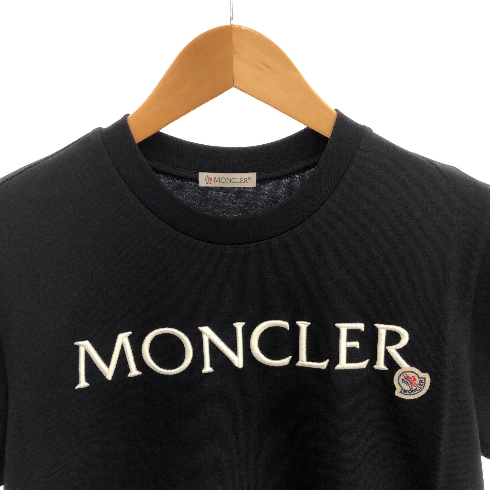 Moncler MONCLER  Half-Hand   Tops Cotton  Black 8C00006829HP999S