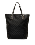 Gucci GG Nylon Tote Bag 353702 Black Nylon Leather  Gucci