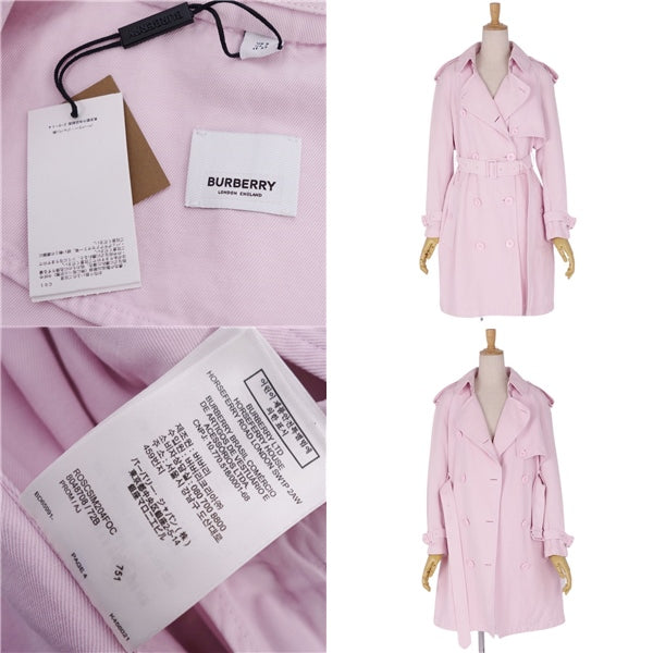 Burberry  Coat Cotton   34 (equivalent to XS) Pink Equivalent to XS  仙台 楽天市場店