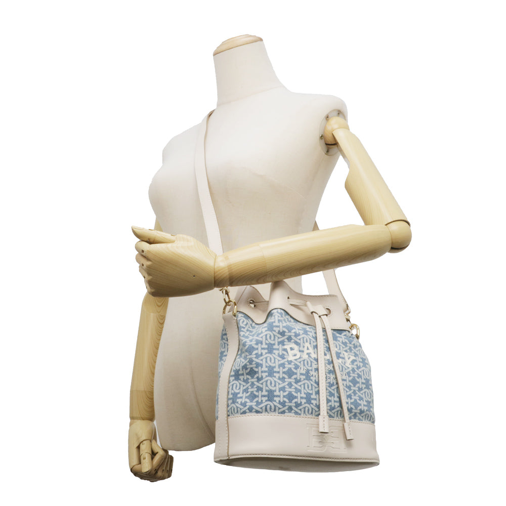 Barry Bucket Bag Ivory Blue 188882B24.04LU