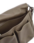 Hermes 2014 Taupe Gray Veau Alamo Barda 30 Shoulder Bag