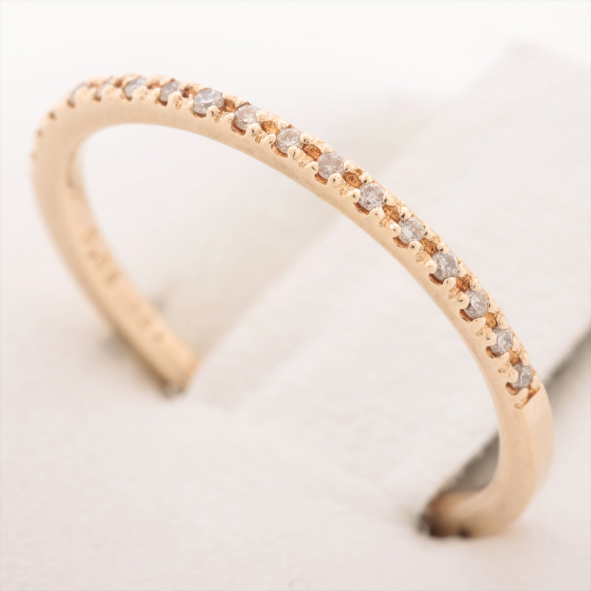 Agat Diamond Ring K10 (YG) 0.7g 0.05 E