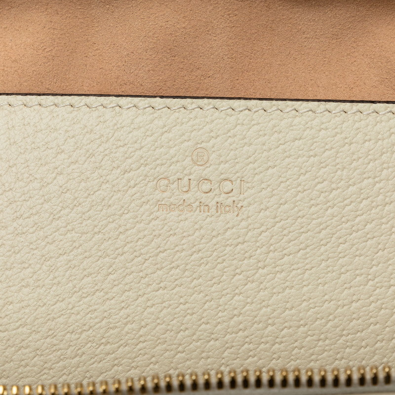 Gucci GG Supreme Ophidia Handbag 2WAY 547551 Beige White PVC Leather  Gucci