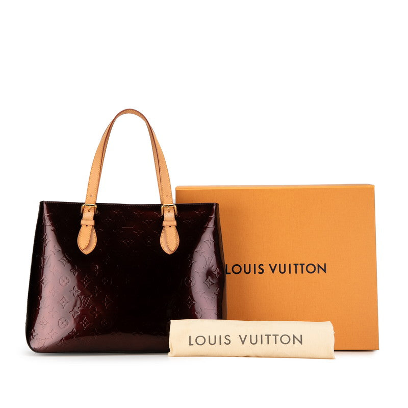 Louis Vuitton Monogram Vernis Blendwood Tote Bag M91994 Amarant Pearl Patent Leather  Louis Vuitton