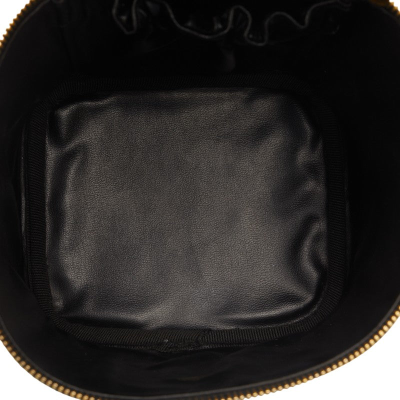 Chanel Coco Vanity Bag  Pouch A01998 Black Caviar S  Chanel