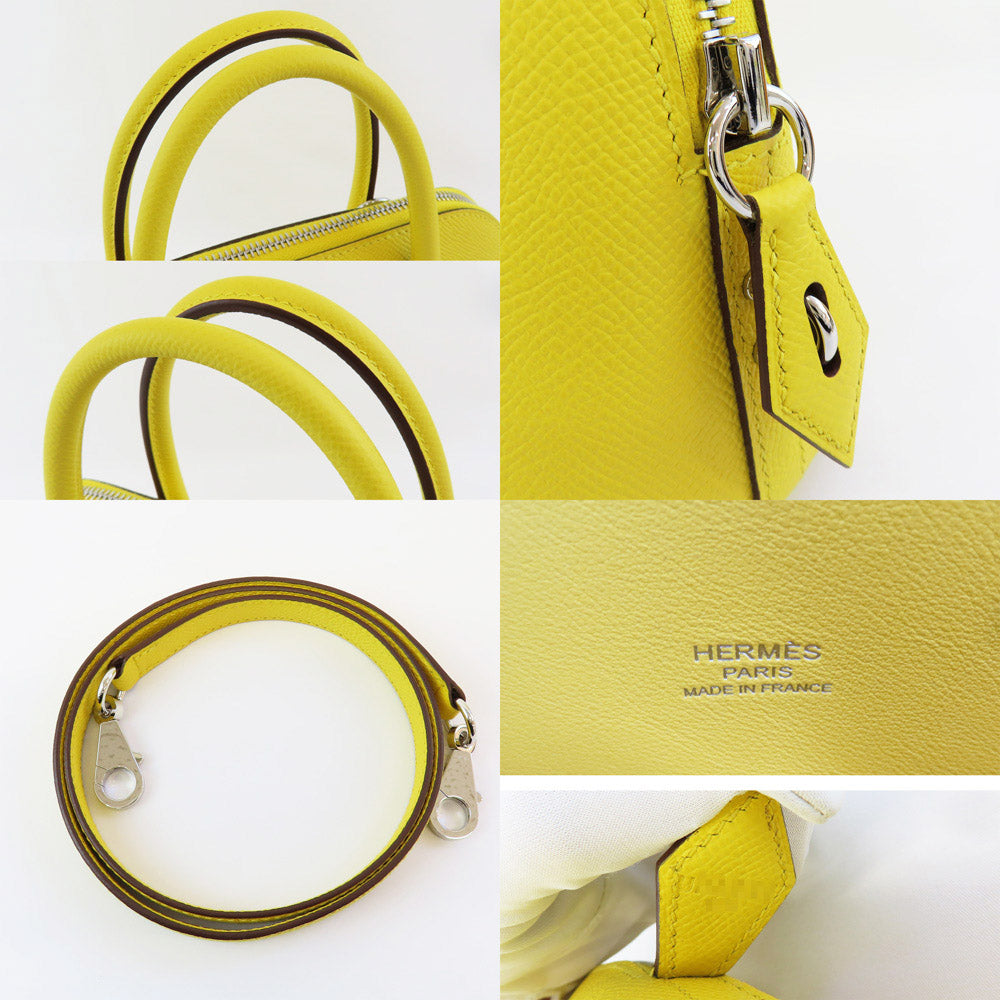 Hermes Bolide 1923 25 Handbag 2WAY Yellow Silver  Epson U-Tinted Manufactured  2022 Yellow