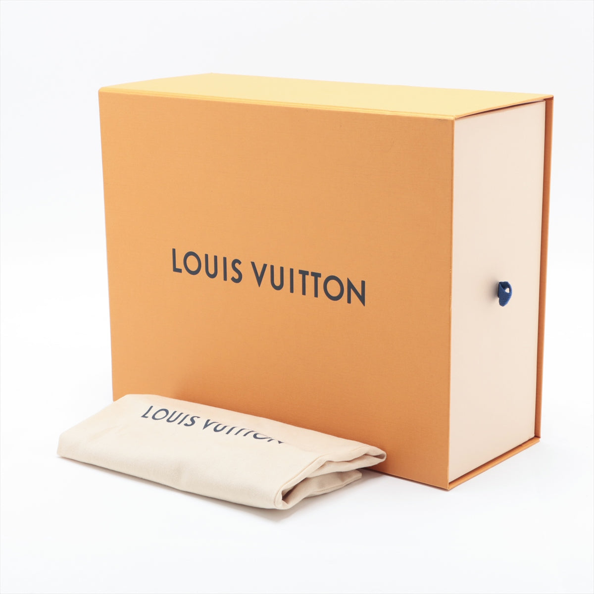 Louis Vuitton Pacific 23 Years 7 1/2  Black DI0283 LV Logo Taiga