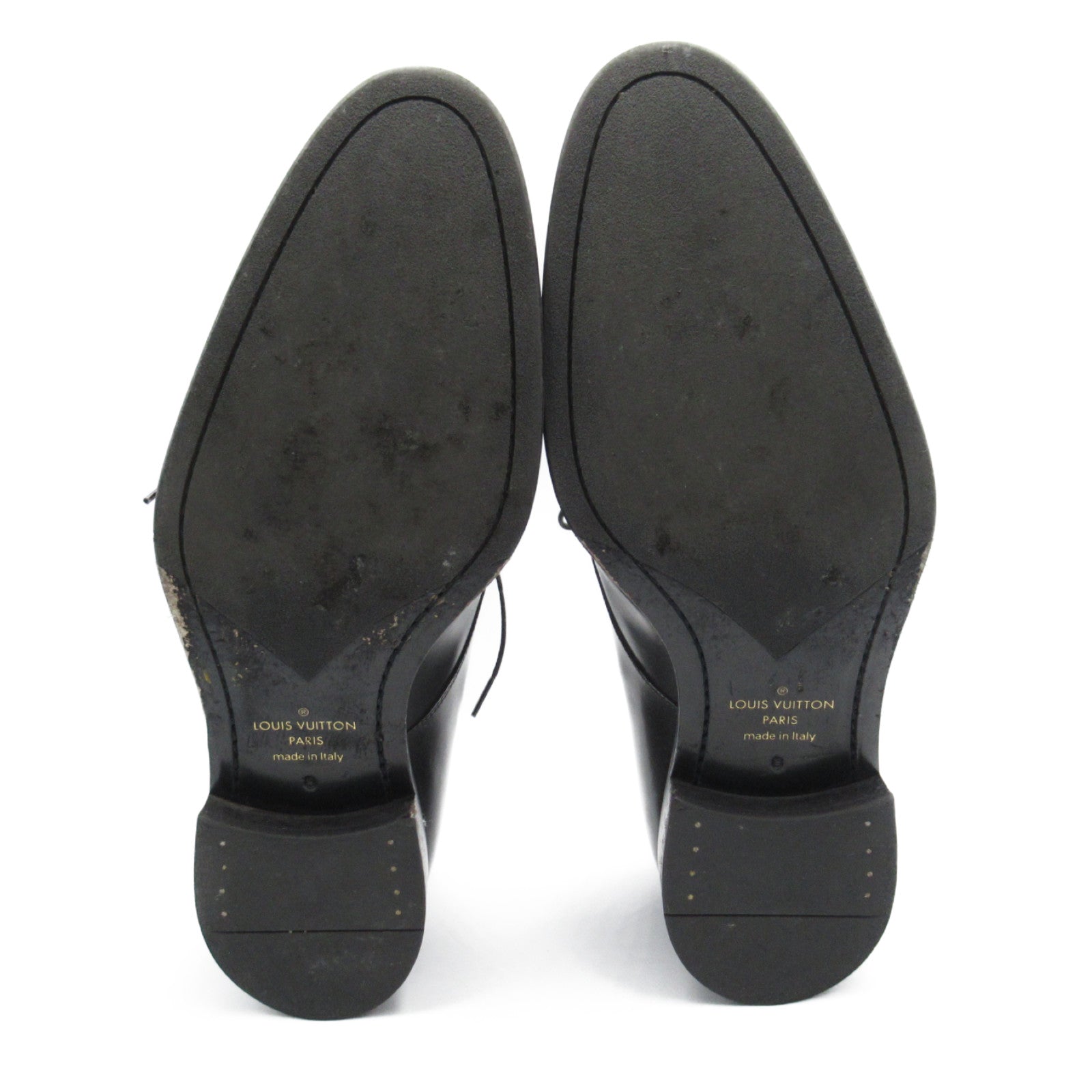 Louis Vuitton Louis Vuitton Marso-r Leather Shoes Leather  Black