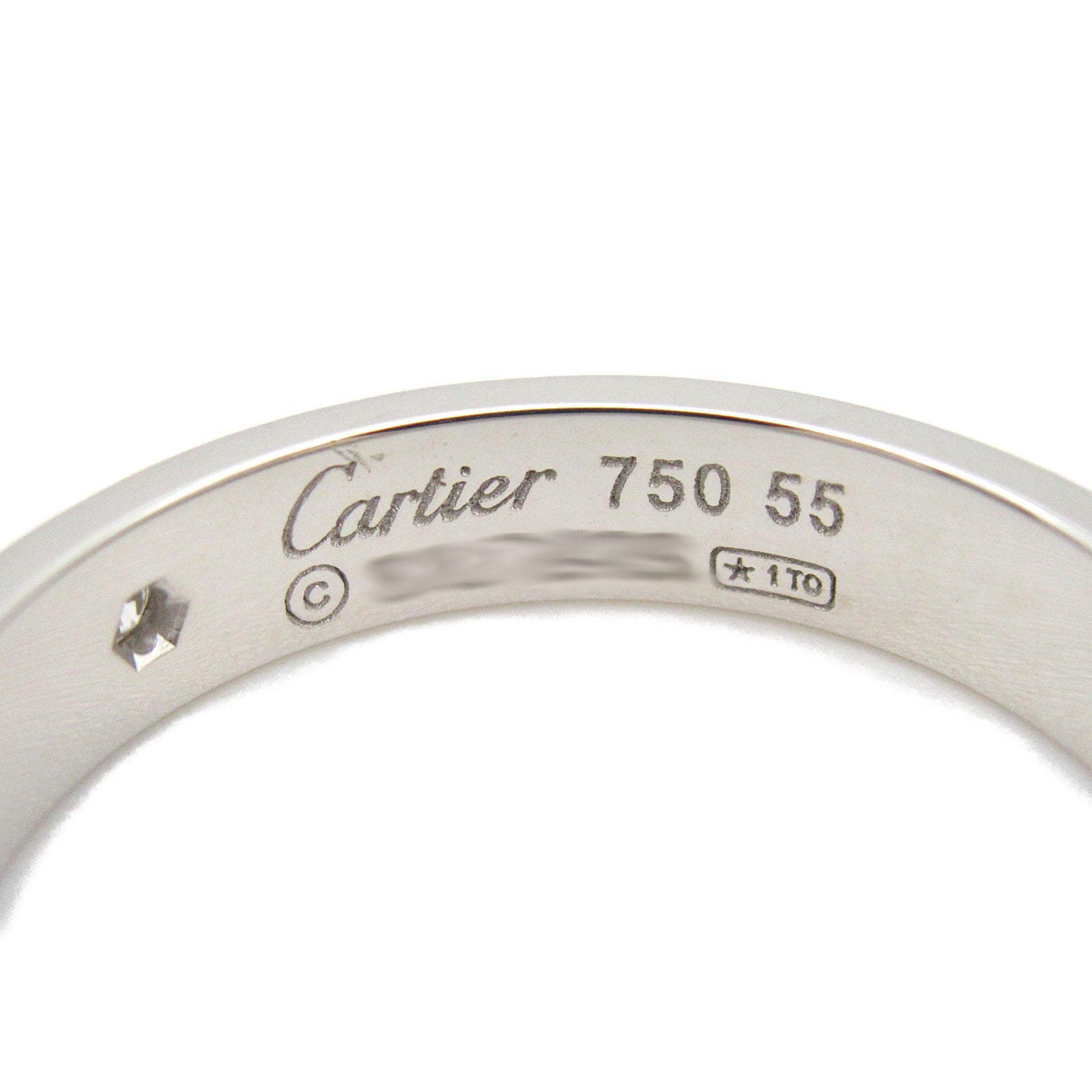 Cartier Cartier 1P Diamond Ring Ring Ring Ring Jewelry Diamond K18WG (White G)  Clearance