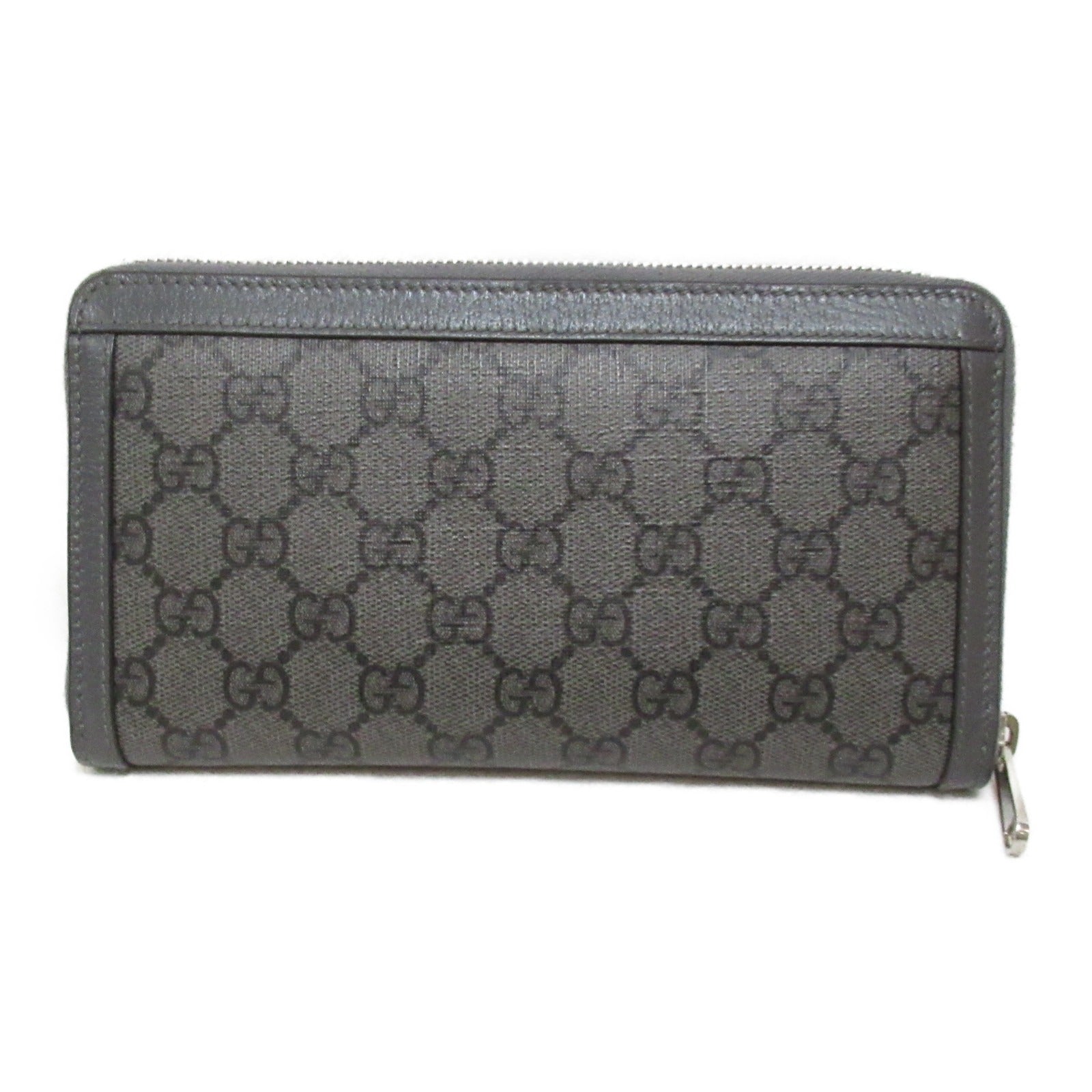 Gucci GG Marmount  Round Wallet Wallet Wallet PVC Coated Canvas Men  Grey 736127
