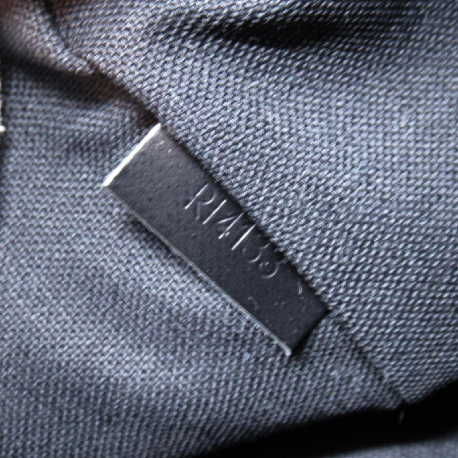 Louis Vuitton Thomas Messenger Bag Messenger Bag PVC Coated Canvas Damier Graphite Mens Black N58028