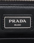 Prada Saffiano Business Clutch Bag Black 2VN008