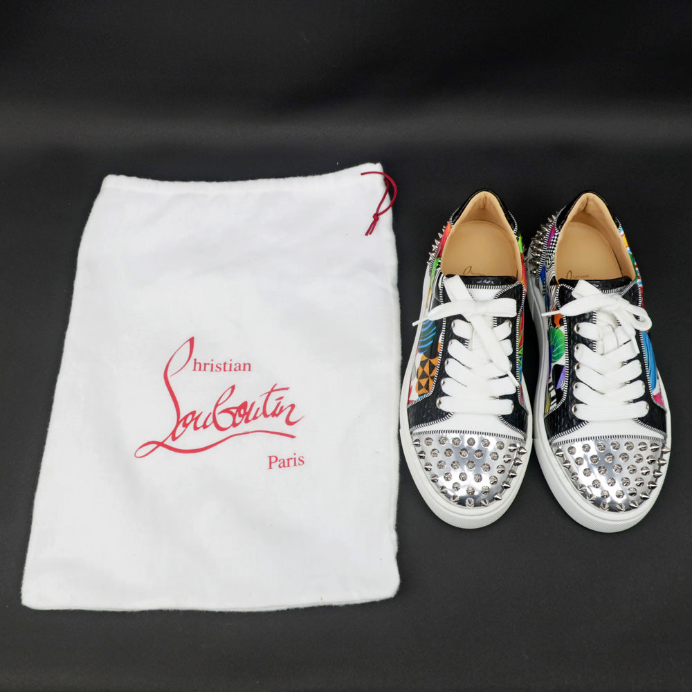 【Maximum $30000 Coupon 6/1 000~】 【NATO】 【CHRISTIAN LOUBOUTIN】 CHRISTIAN LUBOUTIN LOCK CUTS SNICKER SPIEKSTADS SIZE 37 Multicolor LADY WOMAN SCHOES 【New as well】