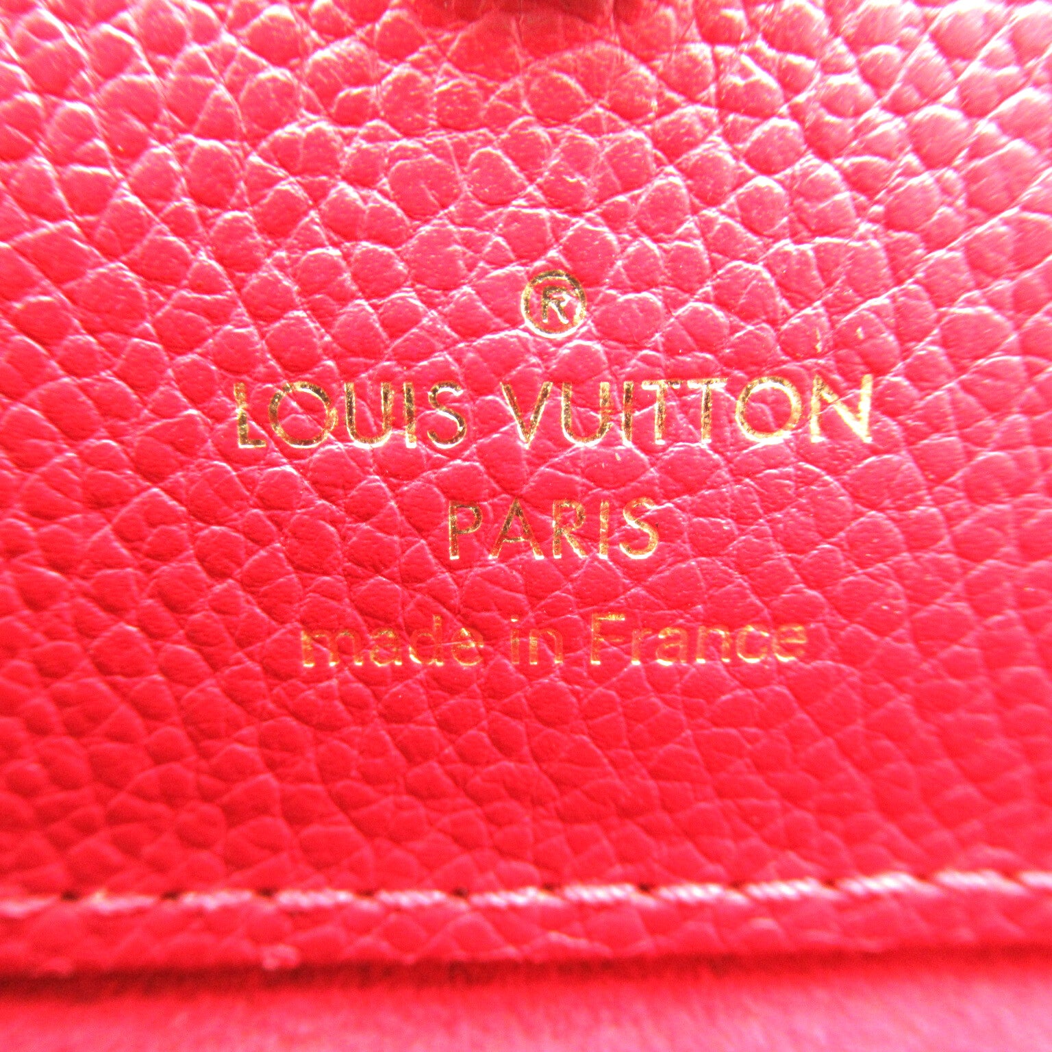 Louis Vuitton Louis Vuitton  2w Shoulder Bag PVC Coated Canvas Leather Monogram  Brown / Red M41738