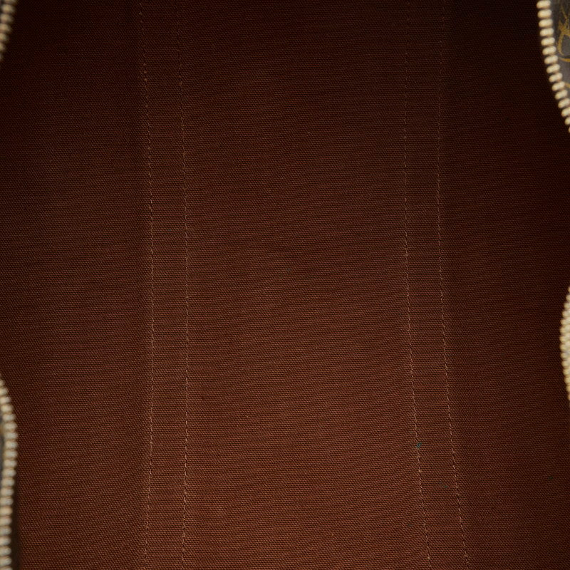 Louis Vuitton Monogram Keepall 50 Boston Bag M41426 Brown PVC Leather  Louis Vuitton