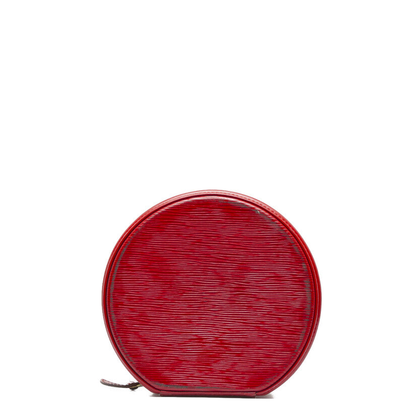 Louis Vuitton Epi Cannes Handbag Vanity Bag M48037 Castilian Red