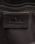 Gucci GG Sac à bandoulière 33900 Noir Toile Cuir Femme