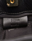 Gucci GG Sac à bandoulière 33900 Noir Toile Cuir Femme