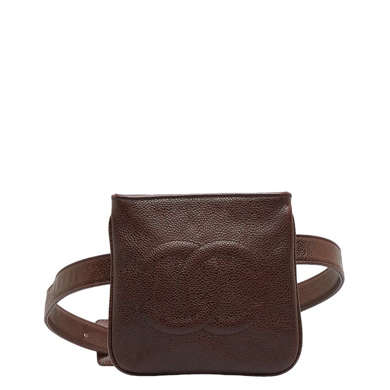 Chanel Deca Waist Bag Belt Bag Brown Caviar – Timeless Vintage Company