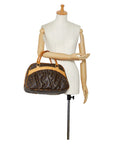Louis Vuitton Monogram Mizi Handbag M40058 Brown