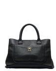 Chanel Neo Executive Tote Handbag Shoulder Bag Black Caviar