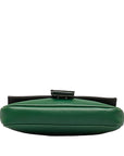 Fendi Micro Bucket Handbag Schoudertas 8M0354 Groen Leer