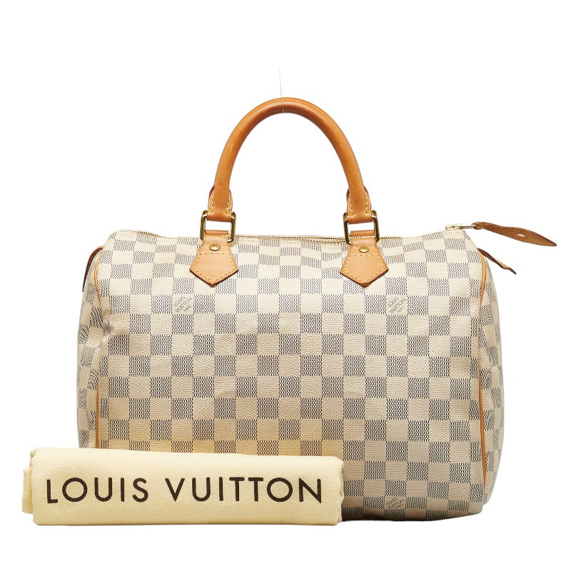 Louis Vuitton Damier Azur Speedy 30 Handtas Boston Tas N41533
