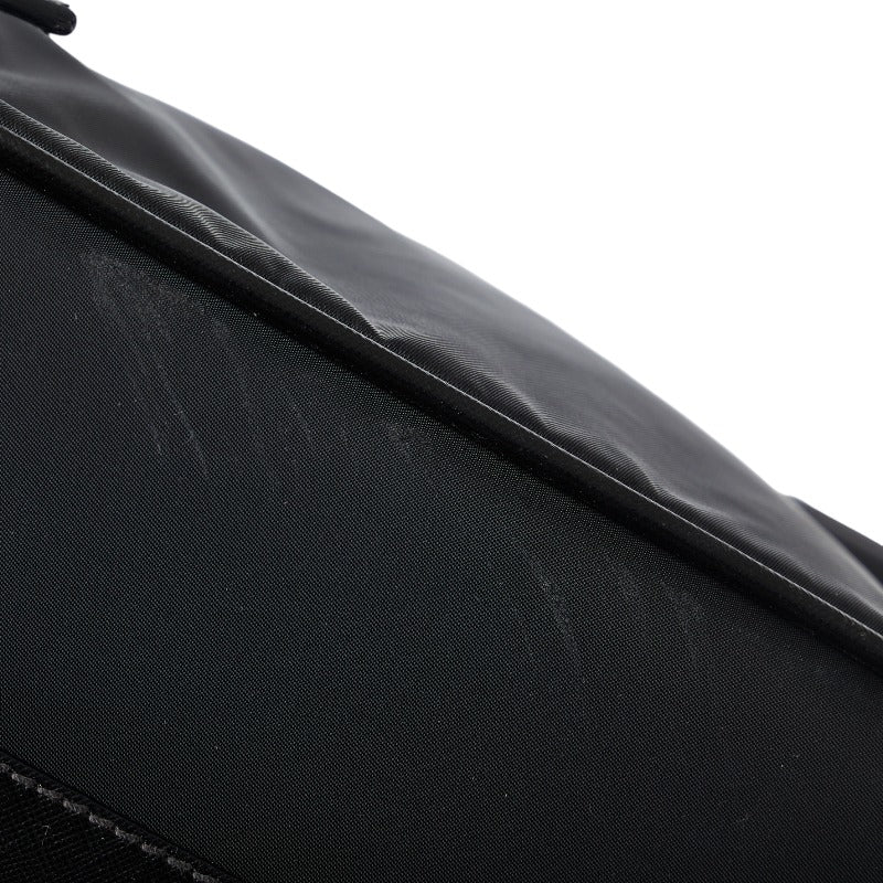 PRADA Rolling Suitcase Carry Bag VV0030 Nylon / Leather Black