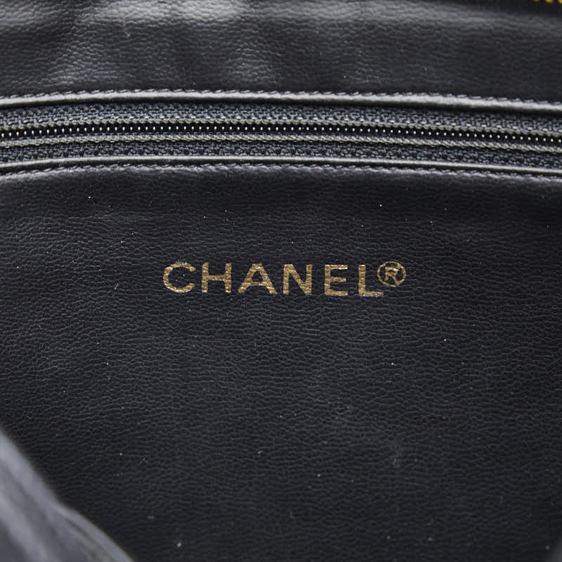 Chanel Triple CC Ball Chain Schoudertas Tote Bag Zwart Kaviaar