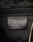 Gucci GG One Sac à bandoulière Sac à main 002 058 Noir Toile Cuir Femme