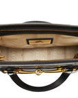 Gucci Horsebit Handbag Shoulder Bag 2WAY 371925 Black Patent Leather
