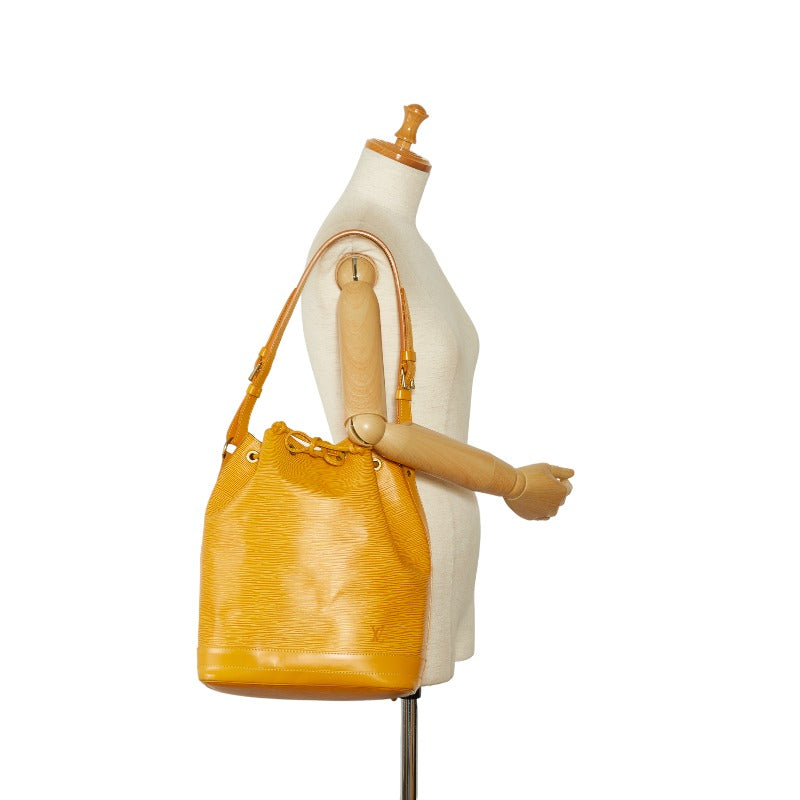 Louis Vuitton Epi Noe schoudertas M44009 Tassiri geel leer