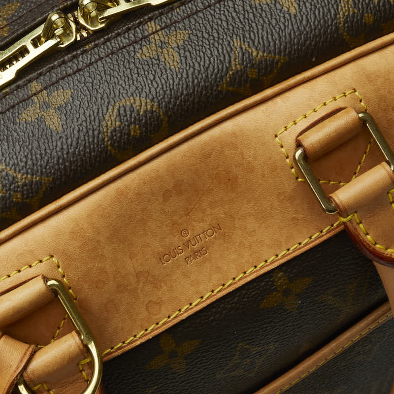 Louis Vuitton Monogram M47270 Handbag Leather Brown