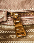 Prada Saffiano Handbag Shoulder Bag 2WAY BL0838 Light Pink