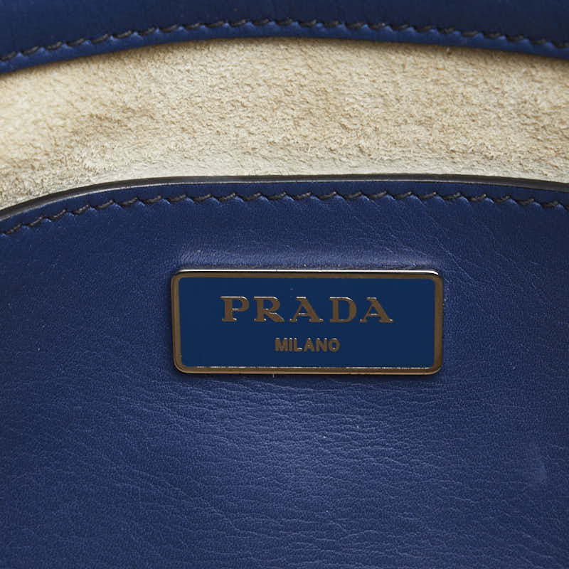 Prada discount tas blauw