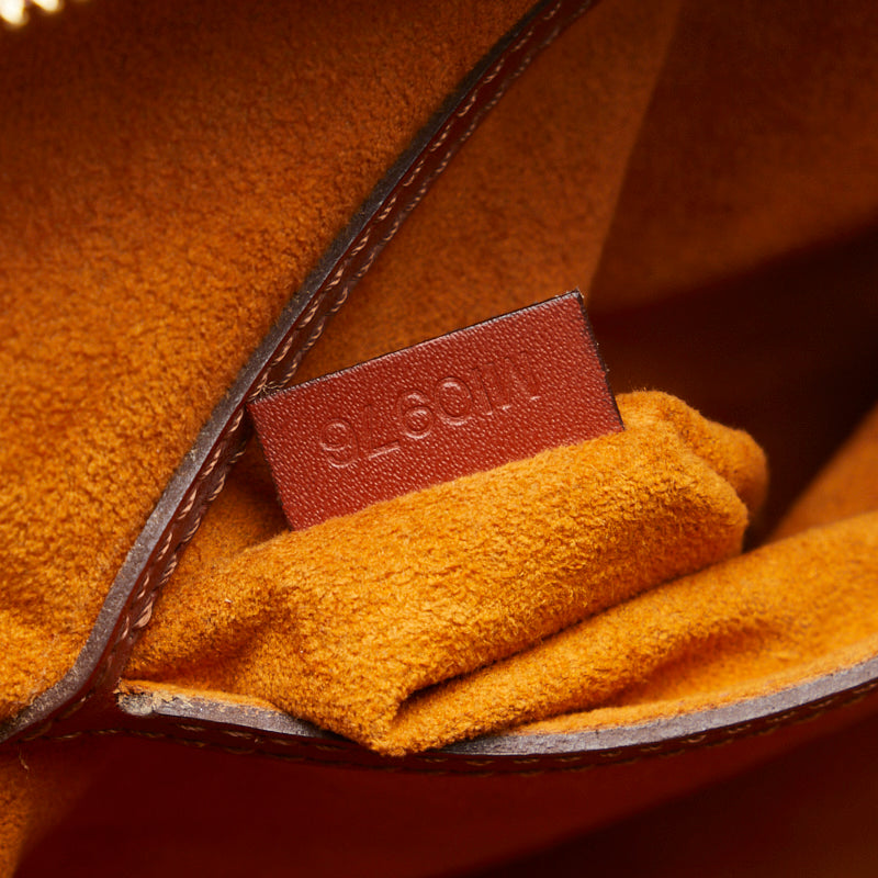 Louis Vuitton Brown Epi Alma Handbag M52143