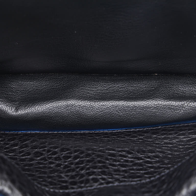 Prada Canapa Tulipano Shoulder Bag BR2144 Blue Canvas