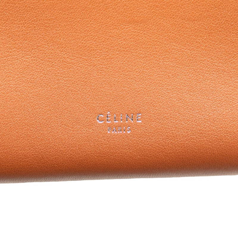 Celine Big Bag Handbag Shoulder Bag 2WAY Brown Leather Women&#39;s