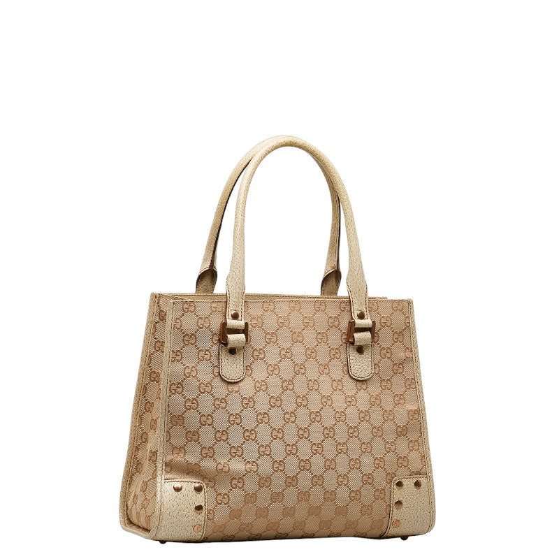 Gucci GG Monogram Canvas Tote Handbag 124260 Women&#39;s