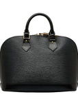 Louis Vuitton Epi Alma Handbag M52142 Noir Black Leather  Louis Vuitton