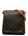 Louis Vuitton Monogram Musette Salsa Long Shoulder Bag M51387 Brown PVC Leather  Louis Vuitton
