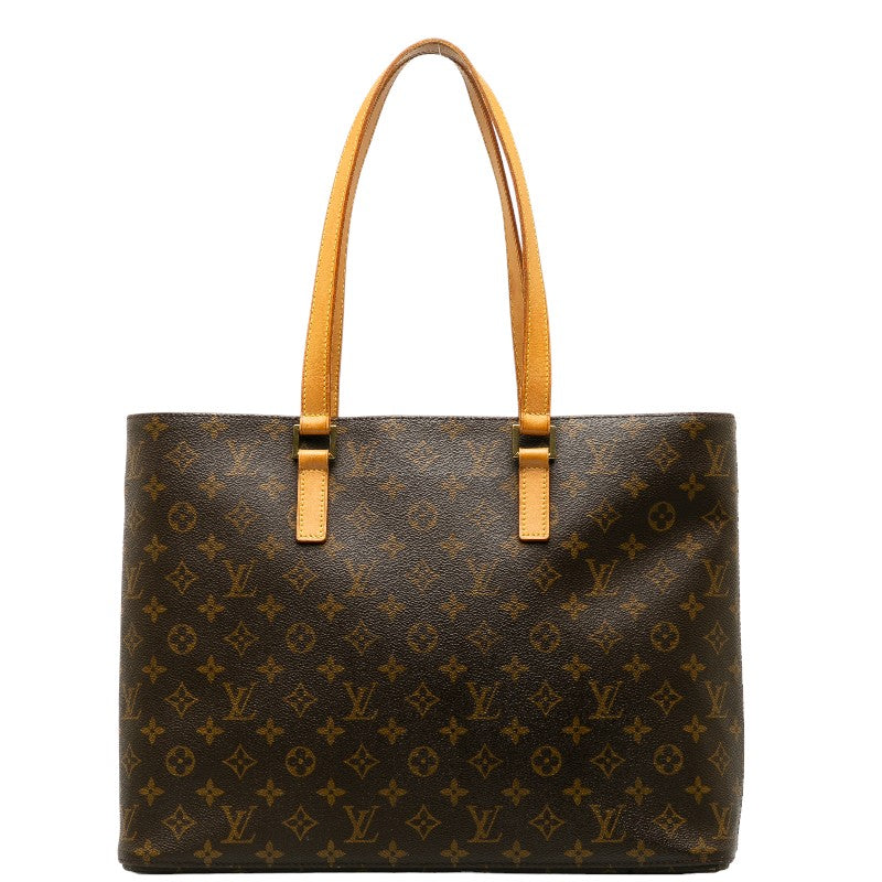 Louis Vuitton Monogram Luco Tote Bag Shoulder Bag M51155 Brown